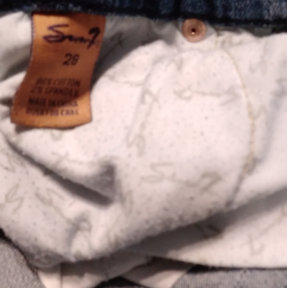 2/$15 Seven7 Boot Cut Distressed Jeans - Picture 8 of 8